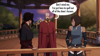 Illustration for article titled Legend Of Korra Does A Clip Show And Decides To Make Fun Of Itself